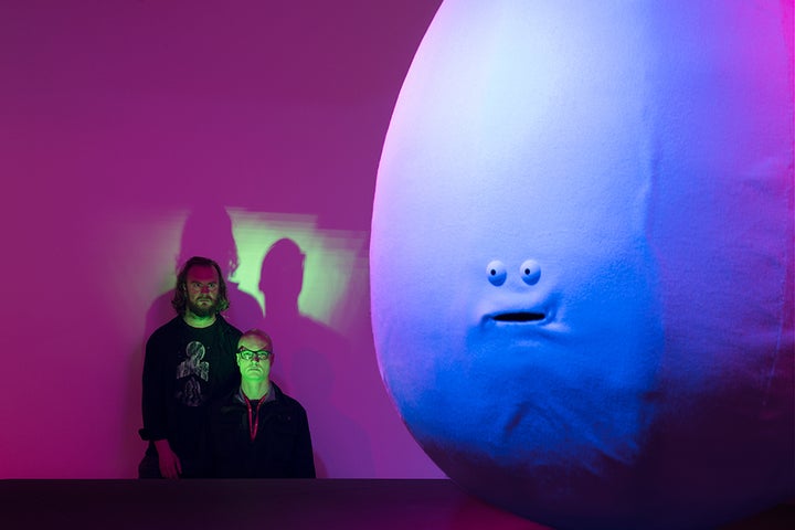 <p>Erkka Nissinen, Nathaniel Mellors. Photo by Ugo Carmeni / Frame Contemporary Art Finland.</p>