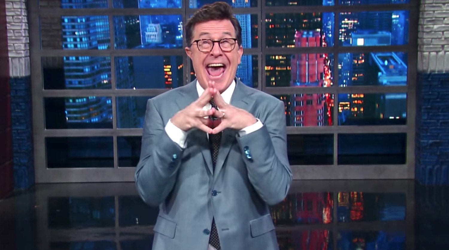 Stephen Colbert Couldn’t Be Happier After Trump Slams Him As A Filthy ...