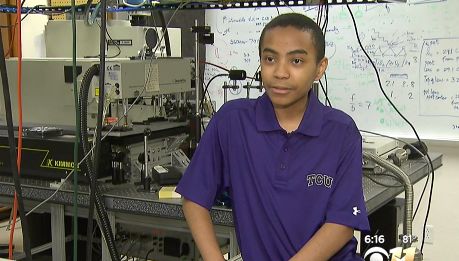 Carson Huey-You is set to graduate with a physics degree at just 14
