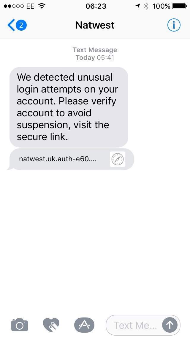 Fraudsters Target Natwest Customers With Text Message Scam | HuffPost UK