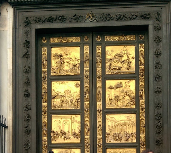<p><strong>Gates of Paradise: Door to the Baptistry</strong></p>