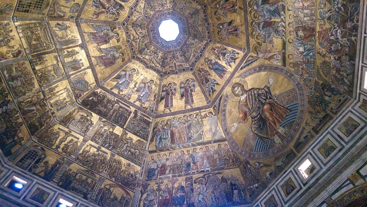 <p><strong>Ceiling of the Baptistry</strong></p>