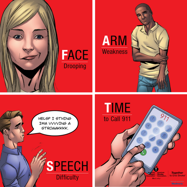 <p>How to spot a stroke F.A.S.T.</p>