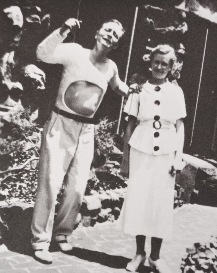 F. Scott Fitzgerald and his nurse, 1936