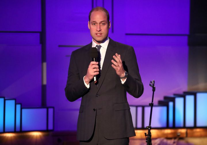 Prince William at a BBC screening earlier this year