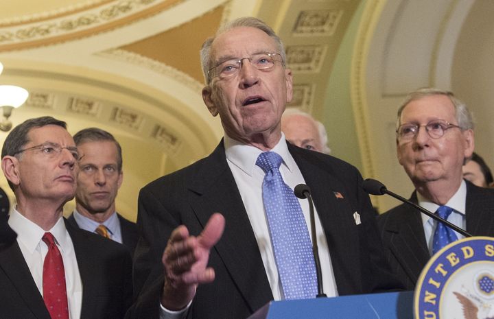 Senate Judiciary Committee Chairman Chuck Grassley said he'd have to talk to colleagues before deciding whether to bring the deputy attorney general before his committee to explain the firing of FBI Director James Comey.