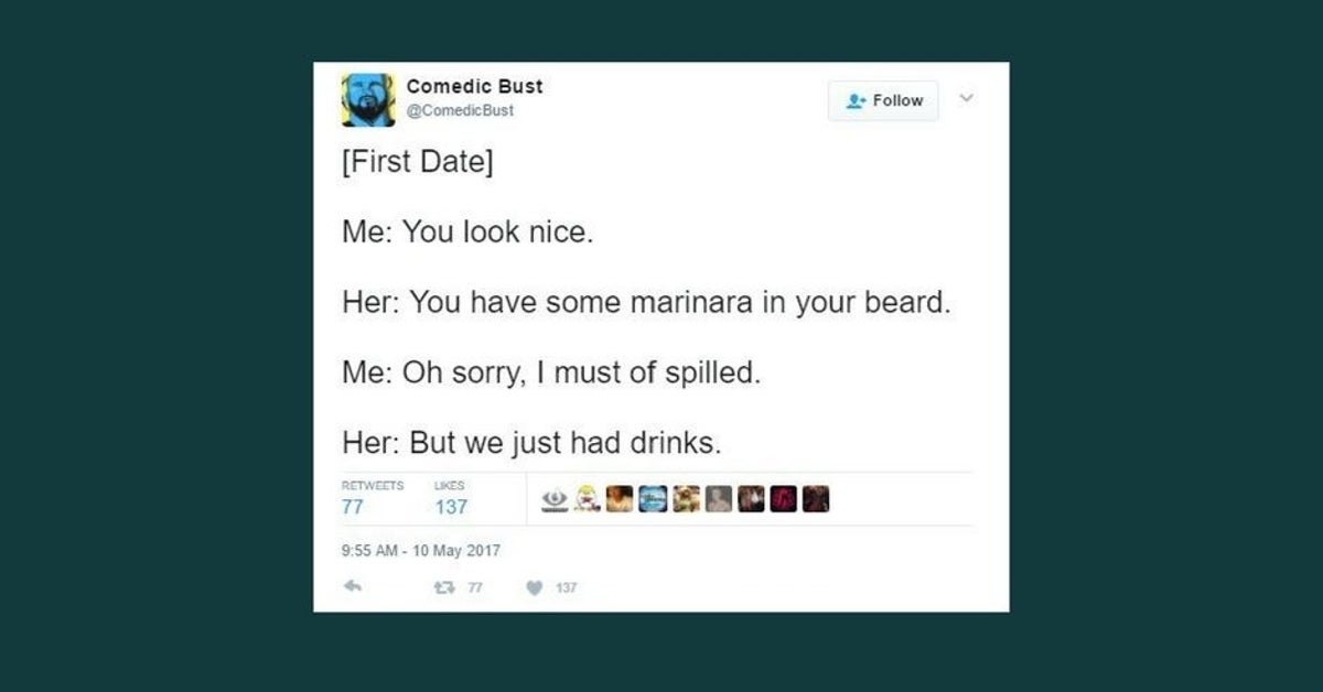 26 First Date Tweets That Prove Your Love Life Could Be A Lot Worse ...