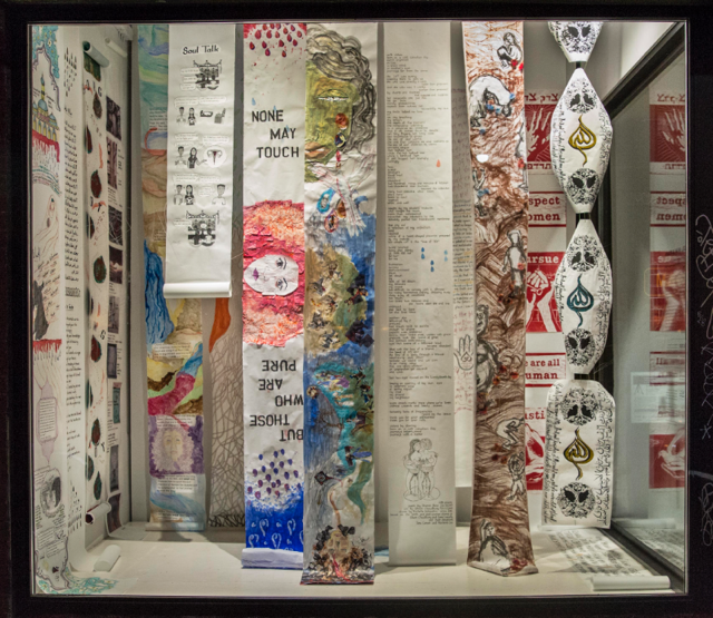 <p><em>Blood, Milk and Tears,</em> installation at Fentster Gallery, Toronto</p>