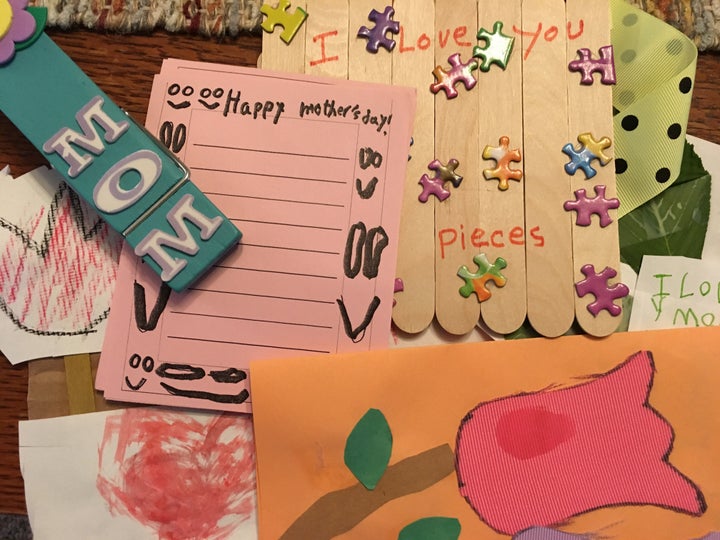 <p>“Love you mom”</p>