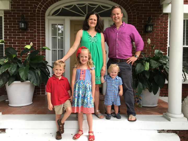 Our family of five on July 3, one month before Henry’s death. 