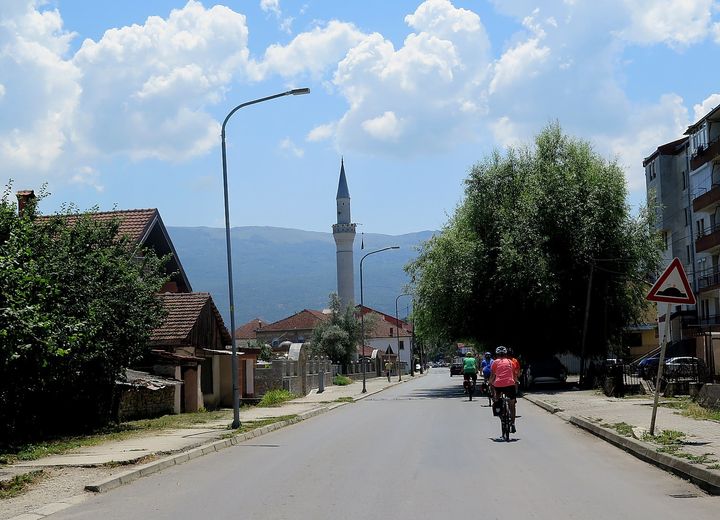 Biking in Albania brings you into villages you would not visit otherwise 