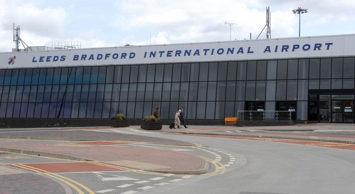 A controlled explosion was carried out on a suspicious package at Leeds Bradford Airport. File image.