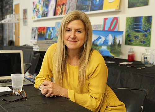 <strong>Marci is the owner of The Paint Place at 31-21 31st St.</strong>