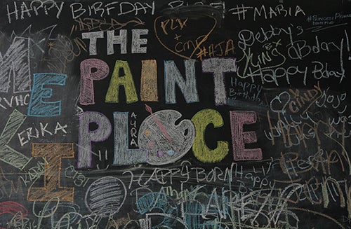<strong>A chalkboard with character.</strong>