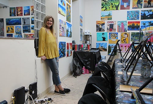 <strong>Marci opened the Astoria studio last year.</strong>