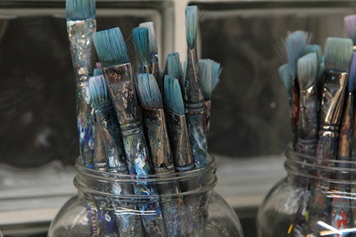 <strong>Pick up a paintbrush.</strong>