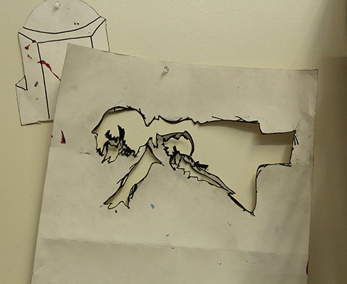 <strong>Stencils for a Banksy.</strong>