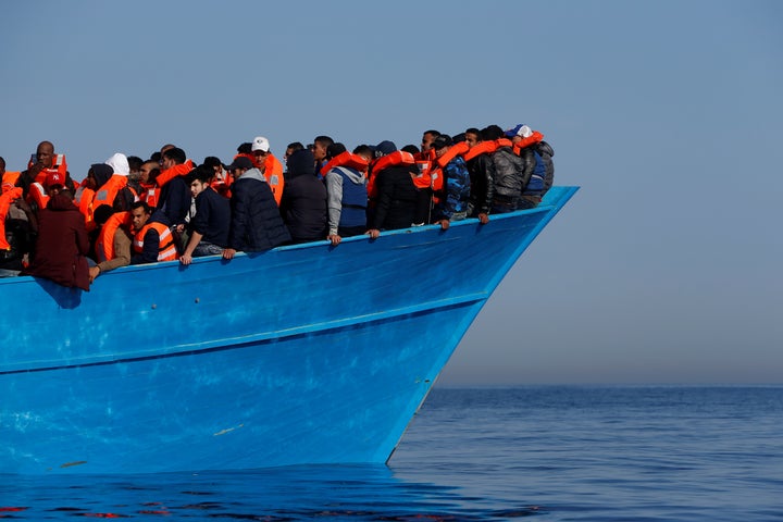 Rescuers saved 484 migrants from boats in the Mediterranean on Saturday. 