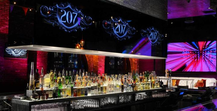 <p>207 bar offers 35 tequilas, 30 premium scotches, cognacs, and vodkas. Beers on tap and diverse wine list available. </p>