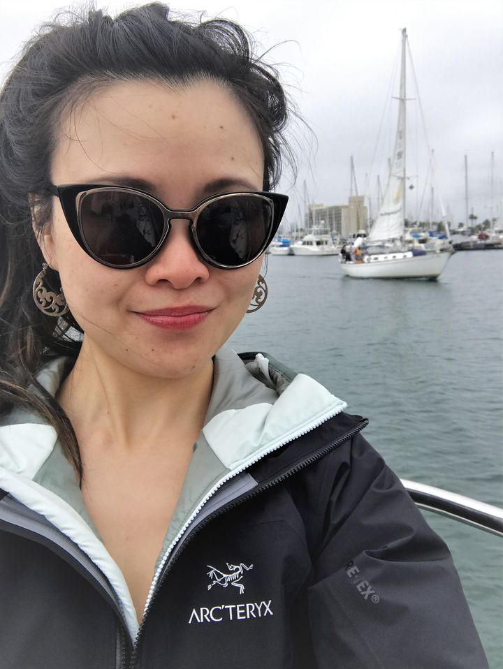 <p>Sailing for 2-3 hours in San Diego bay can be very chilly - especially in overcast skies. Blankets are provided — but the right jacket makes the experience more comfortable. Recommended: Shell from <a href="http://www.arcteryx.com/home.aspx?country=ca&language=en" target="_blank" role="link" rel="nofollow" class=" js-entry-link cet-external-link" data-vars-item-name="Arc-teryx" data-vars-item-type="text" data-vars-unit-name="5917dbcae4b02d6199b2f040" data-vars-unit-type="buzz_body" data-vars-target-content-id="http://www.arcteryx.com/home.aspx?country=ca&language=en" data-vars-target-content-type="url" data-vars-type="web_external_link" data-vars-subunit-name="article_body" data-vars-subunit-type="component" data-vars-position-in-subunit="10">Arc-teryx</a>, <a href="http://www.arcteryx.com/Product.aspx?language=EN&model=Zeta-LT-Jacket-W&country=CA&&utm_source=ca_googlepla&utm_medium=cse&utm_campaign=CA_GooglePLA_Shell%2BJackets%3EHardshell%2B(Waterproof)%3ETrekking%3E&CMPID=PSARC_GGPLA_CA_ENShell%2BJackets%3EHardshell%2B(Waterproof)%3ETrekking%3E&gclid=Cj0KEQjwgODIBRCEqfv60eq65ogBEiQA0ZC5-V3PVtsT0kPoUIHGYVzFgSS6CV3vGcEyMts6Q8WRP3UaAq-u8P8HAQ" target="_blank" role="link" rel="nofollow" class=" js-entry-link cet-external-link" data-vars-item-name="Zeta LT Jacket" data-vars-item-type="text" data-vars-unit-name="5917dbcae4b02d6199b2f040" data-vars-unit-type="buzz_body" data-vars-target-content-id="http://www.arcteryx.com/Product.aspx?language=EN&model=Zeta-LT-Jacket-W&country=CA&&utm_source=ca_googlepla&utm_medium=cse&utm_campaign=CA_GooglePLA_Shell%2BJackets%3EHardshell%2B(Waterproof)%3ETrekking%3E&CMPID=PSARC_GGPLA_CA_ENShell%2BJackets%3EHardshell%2B(Waterproof)%3ETrekking%3E&gclid=Cj0KEQjwgODIBRCEqfv60eq65ogBEiQA0ZC5-V3PVtsT0kPoUIHGYVzFgSS6CV3vGcEyMts6Q8WRP3UaAq-u8P8HAQ" data-vars-target-content-type="url" data-vars-type="web_external_link" data-vars-subunit-name="article_body" data-vars-subunit-type="component" data-vars-position-in-subunit="11">Zeta LT Jacket</a>. Interior: <a href="http://www.arcteryx.com/home.aspx?country=ca&language=en" target="_blank" role="link" rel="nofollow" class=" js-entry-link cet-external-link" data-vars-item-name="Arc-teryx " data-vars-item-type="text" data-vars-unit-name="5917dbcae4b02d6199b2f040" data-vars-unit-type="buzz_body" data-vars-target-content-id="http://www.arcteryx.com/home.aspx?country=ca&language=en" data-vars-target-content-type="url" data-vars-type="web_external_link" data-vars-subunit-name="article_body" data-vars-subunit-type="component" data-vars-position-in-subunit="12">Arc-teryx </a><a href="http://www.arcteryx.com/product.aspx?country=ca&language=en&gender=womens&model=Atom-LT-Hoody-W" target="_blank" role="link" rel="nofollow" class=" js-entry-link cet-external-link" data-vars-item-name="Atom LT Hoody" data-vars-item-type="text" data-vars-unit-name="5917dbcae4b02d6199b2f040" data-vars-unit-type="buzz_body" data-vars-target-content-id="http://www.arcteryx.com/product.aspx?country=ca&language=en&gender=womens&model=Atom-LT-Hoody-W" data-vars-target-content-type="url" data-vars-type="web_external_link" data-vars-subunit-name="article_body" data-vars-subunit-type="component" data-vars-position-in-subunit="13">Atom LT Hoody</a>. Features: lightweight, packable, waterproof, Gore-tex technology (breathable and durable), insulation+ thermal regulation. Excellent for mid-to high level output activities too. </p>