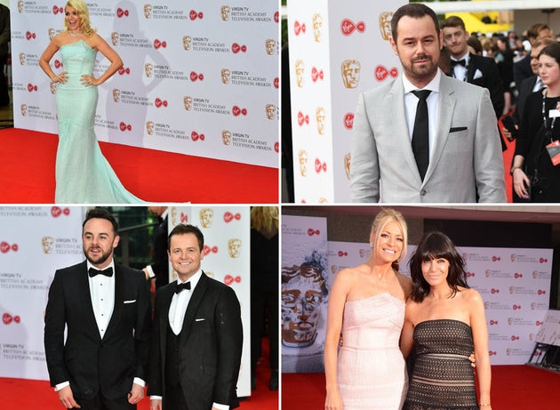 Bafta Tv Awards 2017 Red Carpet Holly Willoughby Danny Bafta Tv Awards 2017 Red Carpet Holly Willoughby Danny