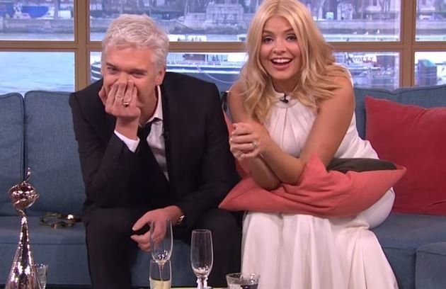 Phillip and Holly made a famoulsy hungover appearance on 'This Morning'