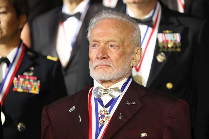 Former Astronaut Buzz Aldrin is a recipient of the 2017 Ellis Island Medals of Honor.