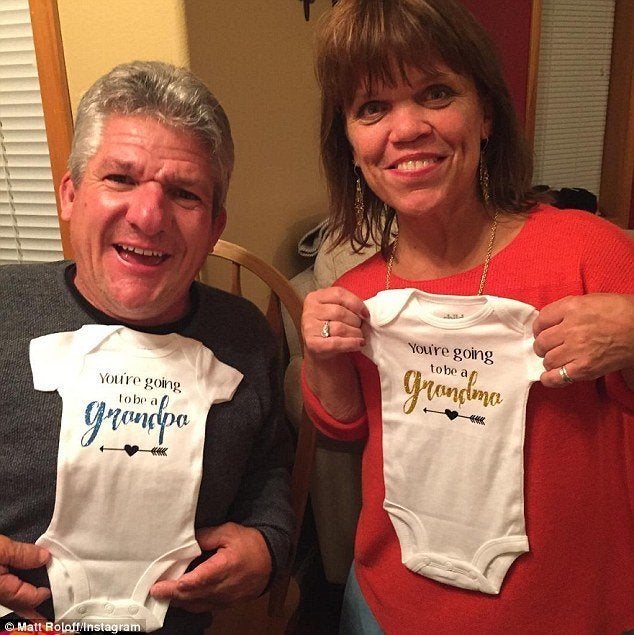 Matt and Amy Roloff celebrate being grandparents.