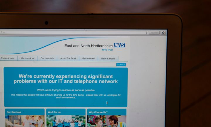 Britain's state-run National Health Service was affected by last week's mass cyber attack.