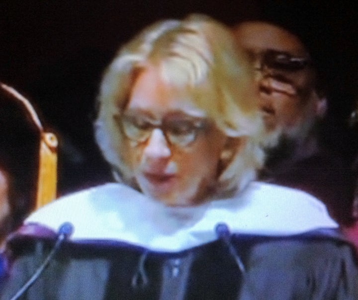 Us ed sec Betsy DeVos at Bethune-Cookman graduation, May 10, 2017