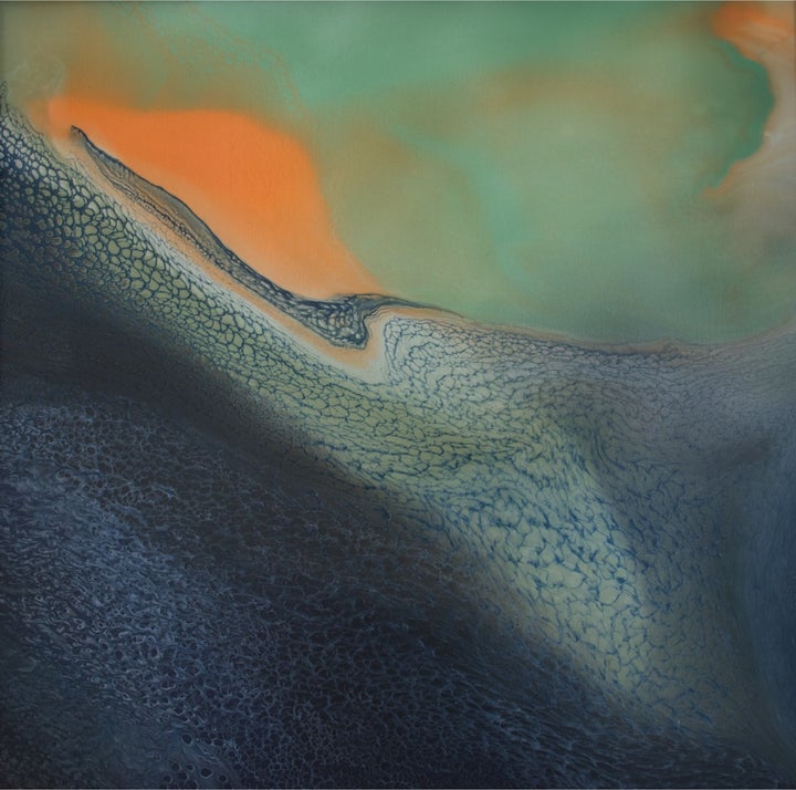 <p>Jennifer Wolf. Landscape #17, 2013. Handmade Mineral Pigment and Acrylic Medium on Canvas over Wood Panel. 48 x 48 inches </p>