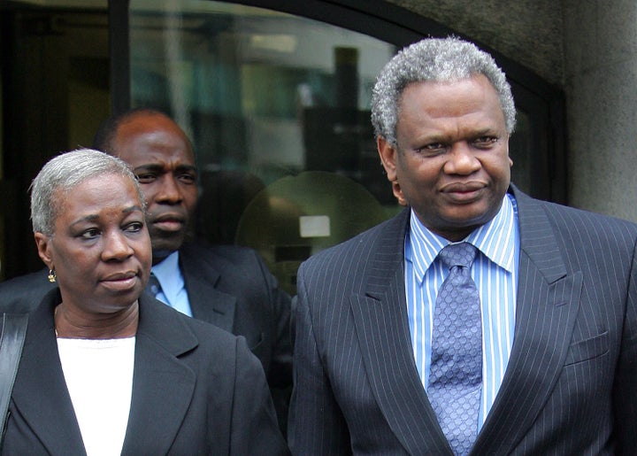 Damilola Taylor parents, Richard and Gloria, seen leaving the Old Bailey in London in 2006 after two teenagers were found not guilty of murdering their son