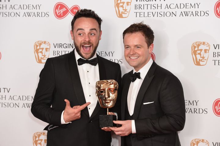 Ant and Dec picked up a TV Bafta on Sunday night