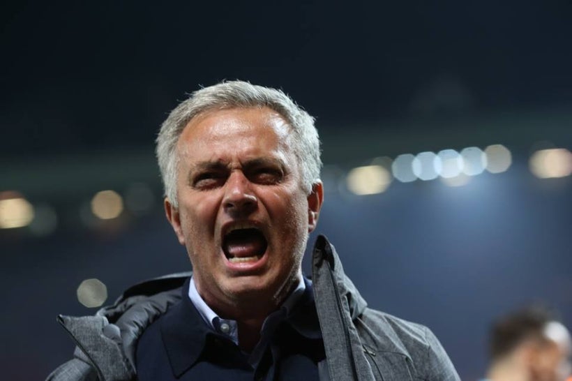 Jose Mourinho shows his emotions as United beat Celta Vigo on aggregate to advance to the Europa League final.