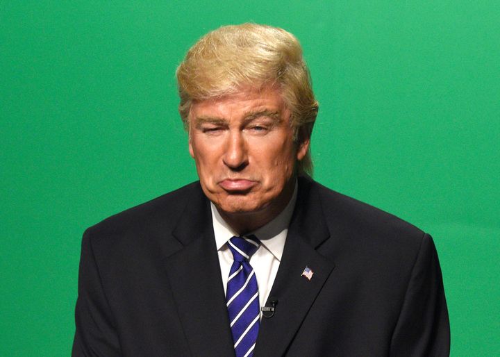 At least one person in the White House digs Alec Baldwin's Trump impersonation. 