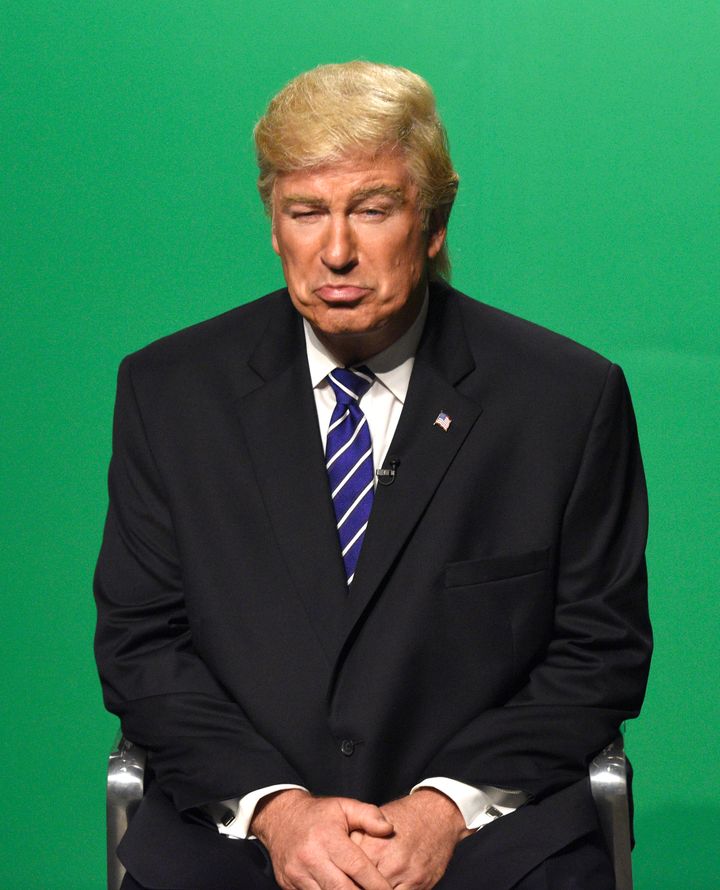 At least one person in the White House digs Alec Baldwin's Trump impersonation. 