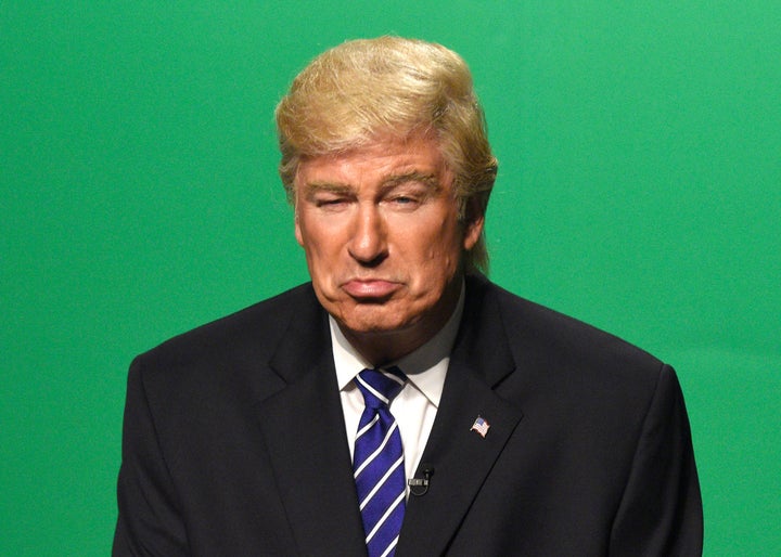 At least one person in the White House digs Alec Baldwin's Trump impersonation. 