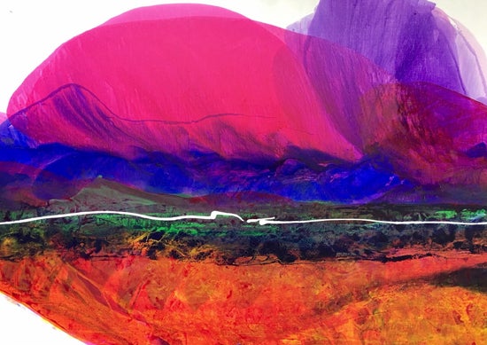 Santa Fe 66”x46” Acrylic on Canvas