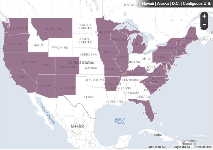 The Center for Climate and Energy Solution reports that 34 states and the District of Columbia already have climate action pl