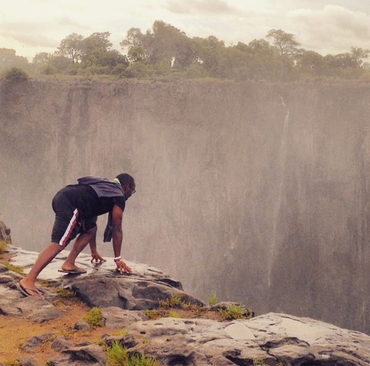Living on the edge of Victoria Falls, Zimbabwe