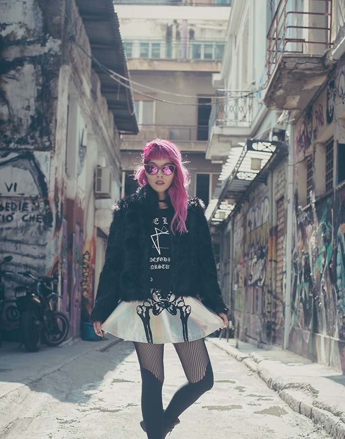 <p>La Carmina on an Urban Adventures Athens tour of street art.</p>