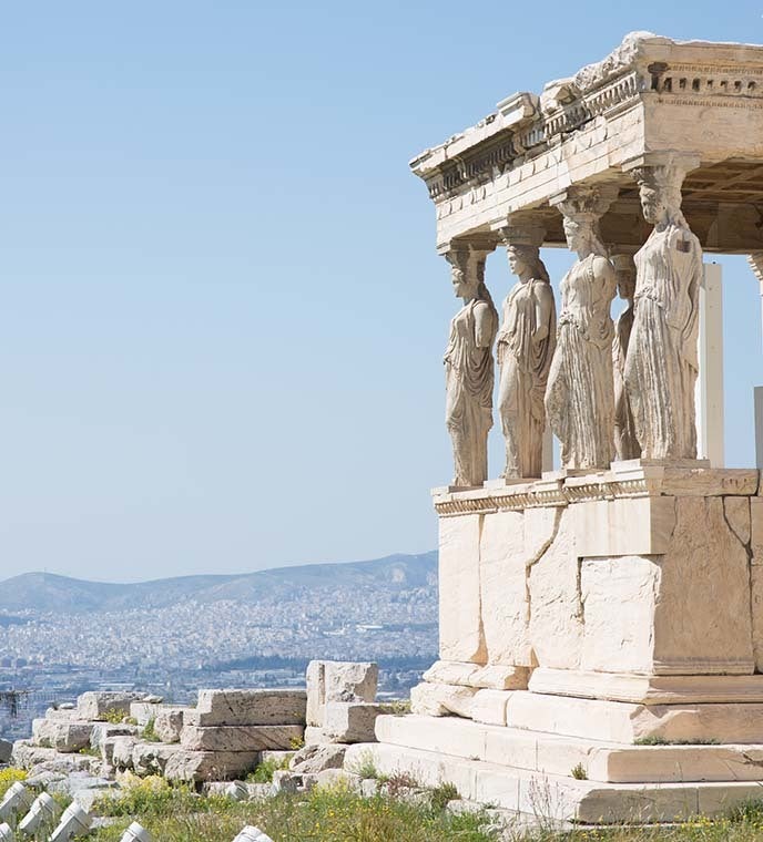 <p>Porch of the Caryatids.</p>