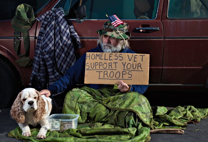 Who we think homeless veterans are, which is no longer an accurate depiction of who they may include (homeless women veterans, with or without dependent children in tow). 