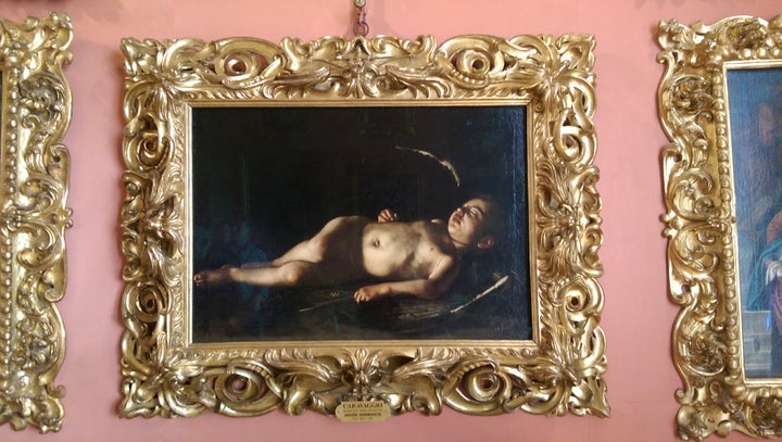 Caravaggio in the Piti Palace: "Sleeping Cupid"