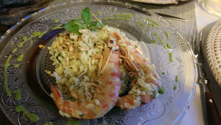 Shellfish risotto