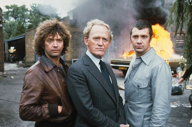 Martin Shaw (left) starred with Gordon Jackson and Lewis Collins in 'The Profesionals'