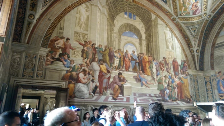 <p>Raphael’s School of Athens: Vatican Museum </p>