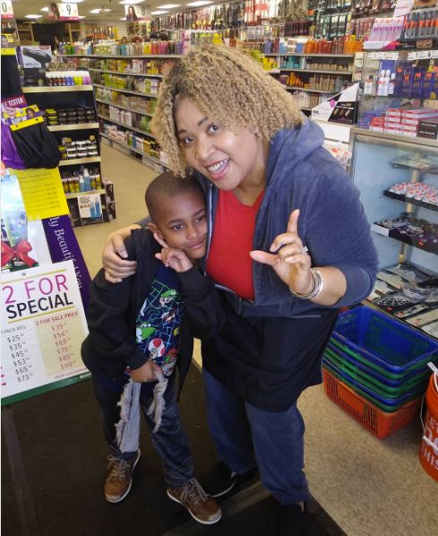Thanks to a kind woman, 6-year-old Jaiden made a "new friend" who helped him through a meltdown at a beauty supply store.