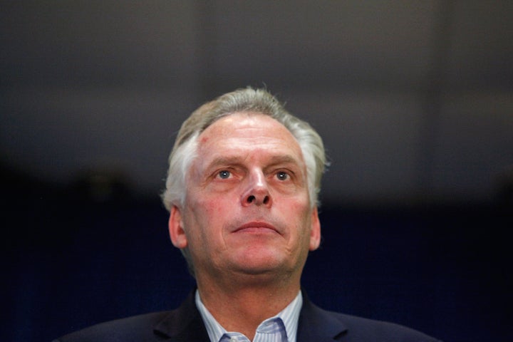 The term limit for Virginia Gov. Terry McAuliffe (D) is up, so he will not run for reelection in November.