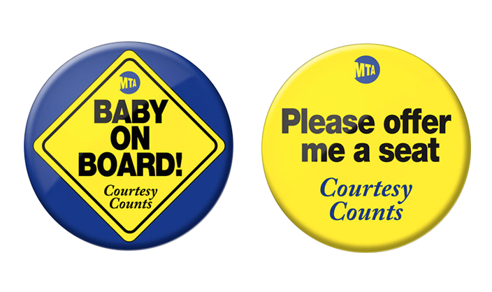 Through the pilot program, MTA will offer “courtesy buttons” to people in need of seats on the subway